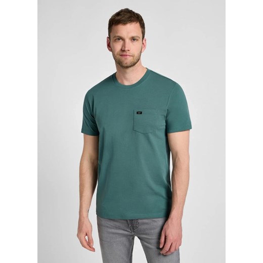 LEE MĘSKA KOSZULKA LEE POCKET TEE EVERGREEN 112355581 ze sklepu YouNeedit.pl w kategorii T-shirty męskie - zdjęcie 184283616