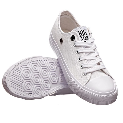 Trampki damskie Big Star AA274010 sznurowane półbuty ze sklepu butyolivier w kategorii Półbuty damskie - zdjęcie 184284095