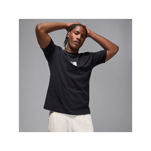 T-shirt męski Jordan Brooklyn - Czerń ze sklepu Nike poland w kategorii T-shirty męskie - zdjęcie 184284317
