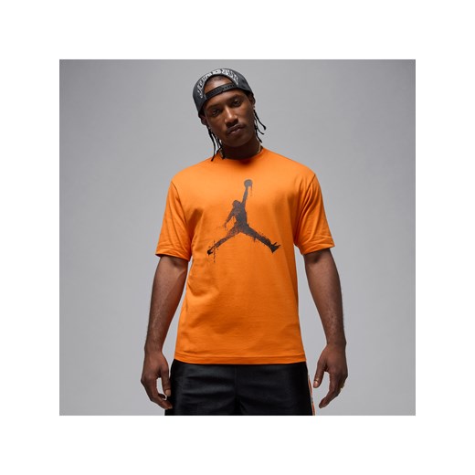 T-shirt męski Jordan Brooklyn - Pomarańczowy ze sklepu Nike poland w kategorii T-shirty męskie - zdjęcie 184284337