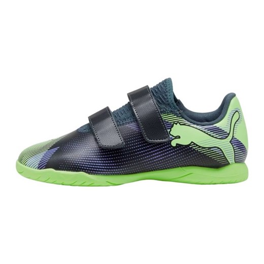 Buty piłkarskie Puma Future 7 Play It V  107956 03 zielone ze sklepu ButyModne.pl w kategorii Buty sportowe dziecięce - zdjęcie 184285086