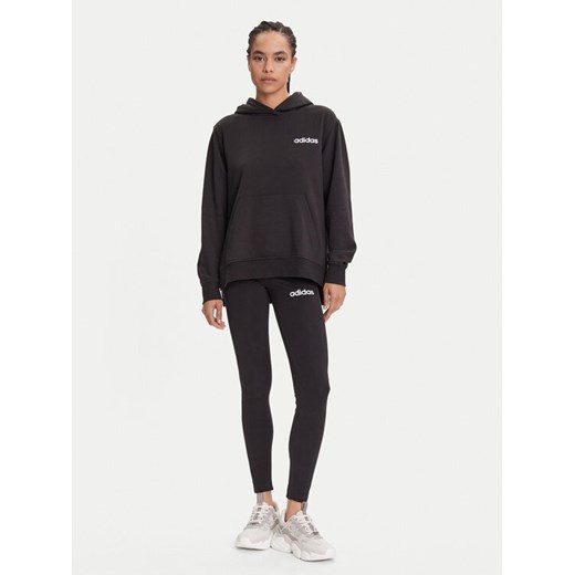 adidas Dres Leisure JX0474 Czarny Regular Fit ze sklepu MODIVO w kategorii Dresy damskie - zdjęcie 184286526