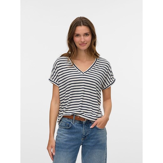 Vero Moda Koszulka w kolorze kremowym ze sklepu Limango Polska w kategorii Bluzki damskie - zdjęcie 184286797