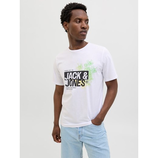 T-shirt męski Jack & Jones z bawełny 