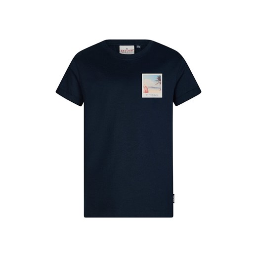 Retour Koszulka &quot;Damon&quot; w kolorze granatowym ze sklepu Limango Polska w kategorii T-shirty chłopięce - zdjęcie 184287038