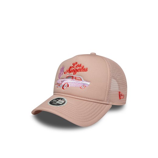 Czapka z daszkiem New Era Western 9FORTY A-Frame 60667504 Różowy ze sklepu eobuwie.pl w kategorii Czapki z daszkiem damskie - zdjęcie 184287449