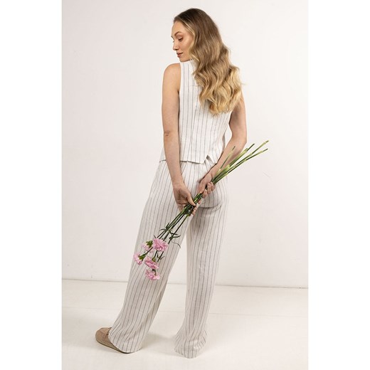 Awama Spodnie w kolorze beżowym XL okazja Limango Polska