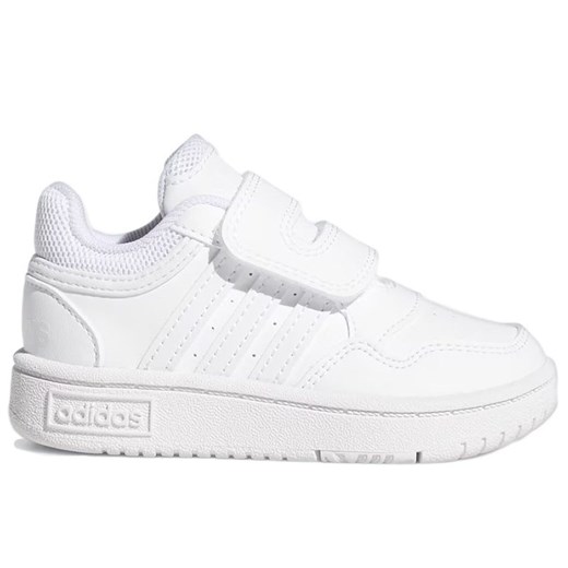 Buty dziecięce adidas Hoops 3.0 CF I GW0442 - białe ze sklepu streetstyle24.pl w kategorii Buty sportowe dziecięce - zdjęcie 184287865