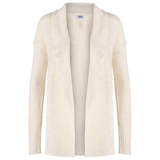 Vero Moda TANGO  Kardigan white asparagus zalando bezowy abstrakcyjne wzory