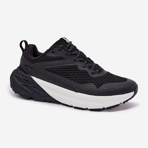 Sneakersy Męskie Speed Hiker 4F 4FWMM00FOTSM037 Czarne ze sklepu ButyModne.pl w kategorii Buty sportowe męskie - zdjęcie 184288468