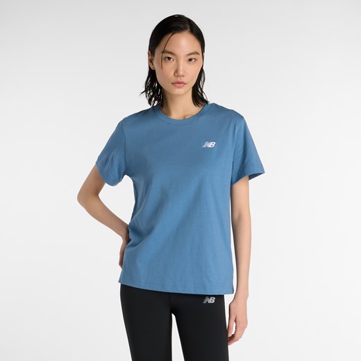 Koszulka damska New Balance WT41509SRU – niebieska ze sklepu New Balance Poland w kategorii Bluzki damskie - zdjęcie 184289086