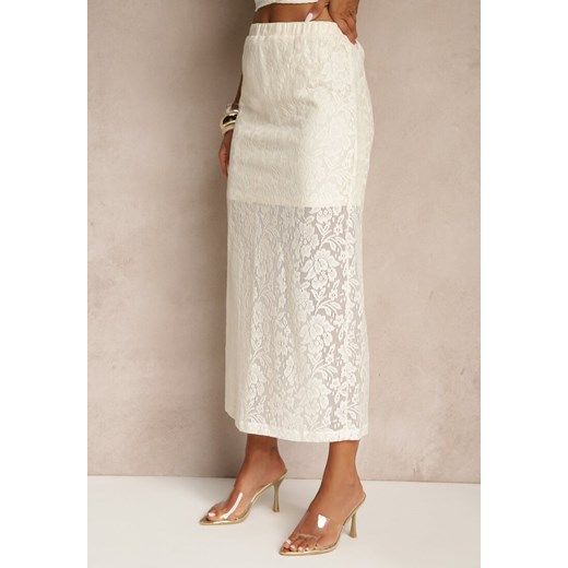 Spódnica Renee koronkowa bawełniana 