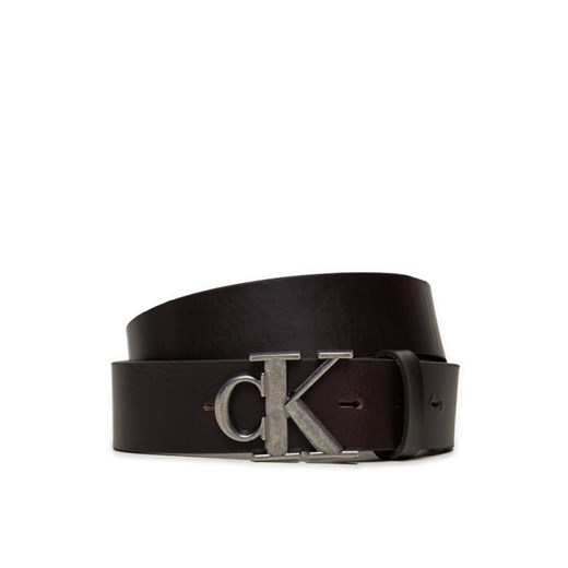 Calvin Klein Jeans Pasek Męski K50K512068 Brązowy ze sklepu MODIVO w kategorii Paski męskie - zdjęcie 184290508