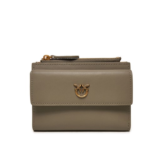 Pinko Duży Portfel Damski Compact Wallet . 103612 A0F1 Szary ze sklepu MODIVO w kategorii Portfele damskie - zdjęcie 184290528