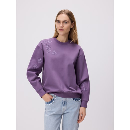 Reserved - Bluza z ozdobnym haftem - wielobarwny ze sklepu Reserved w kategorii Bluzy damskie - zdjęcie 184292539