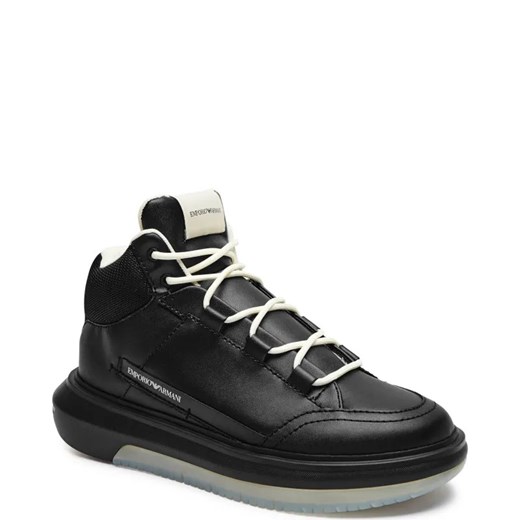 Emporio Armani Skórzane sneakersy ze sklepu Gomez Fashion Store w kategorii Buty sportowe męskie - zdjęcie 184296186