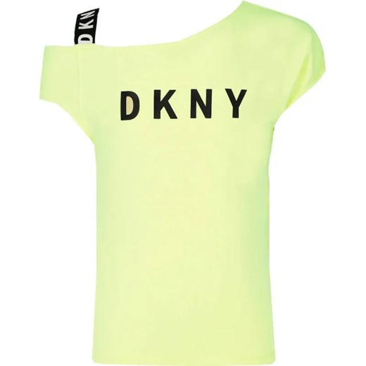 DKNY Kids T-shirt FANCY | Regular Fit ze sklepu Gomez Fashion Store w kategorii Bluzki dziewczęce - zdjęcie 184296247