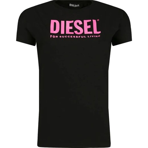 Diesel T-shirt DEXTRA | Regular Fit ze sklepu Gomez Fashion Store w kategorii Bluzki dziewczęce - zdjęcie 184296357