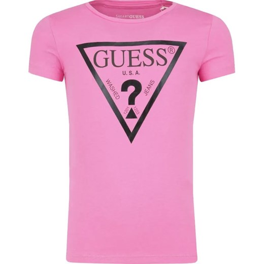 Guess T-shirt | Regular Fit ze sklepu Gomez Fashion Store w kategorii Bluzki dziewczęce - zdjęcie 184296366