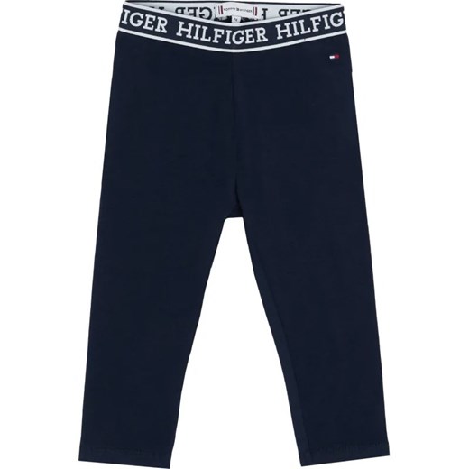 Tommy Hilfiger Legginsy MONOTYPE ELASTIC | Slim Fit ze sklepu Gomez Fashion Store w kategorii Spodnie dziewczęce - zdjęcie 184296375