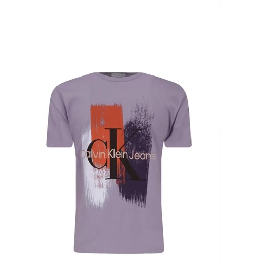 Calvin Klein Jeans T-shirt | Regular Fit ze sklepu Gomez Fashion Store w kategorii Bluzki dziewczęce - zdjęcie 184296387