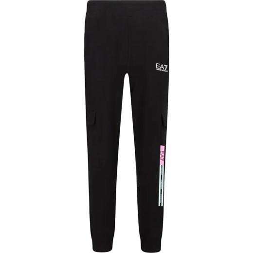 EA7 Spodnie dresowe | Regular Fit ze sklepu Gomez Fashion Store w kategorii Spodnie dziewczęce - zdjęcie 184296437