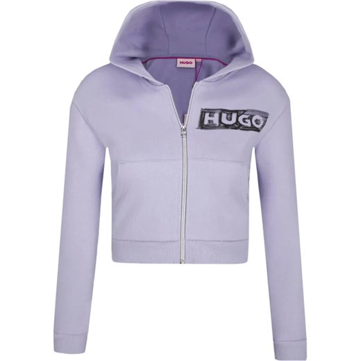 HUGO KIDS Bluza | Regular Fit ze sklepu Gomez Fashion Store w kategorii Bluzy dziewczęce - zdjęcie 184296457