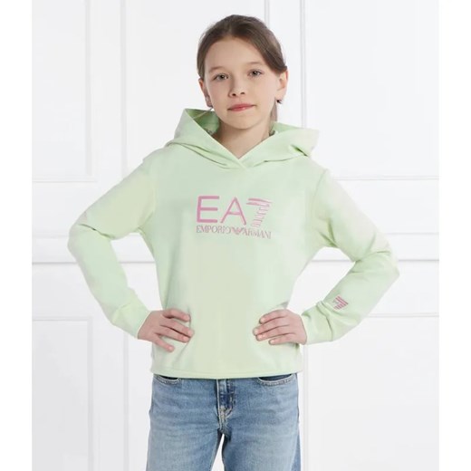 EA7 Bluza | Regular Fit ze sklepu Gomez Fashion Store w kategorii Bluzy dziewczęce - zdjęcie 184296486