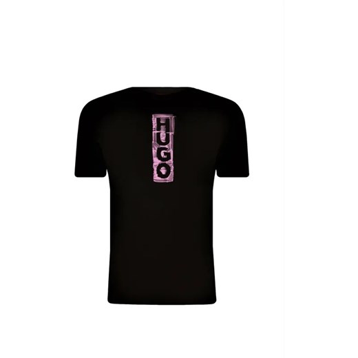 HUGO KIDS T-shirt | Regular Fit ze sklepu Gomez Fashion Store w kategorii Bluzki dziewczęce - zdjęcie 184296507