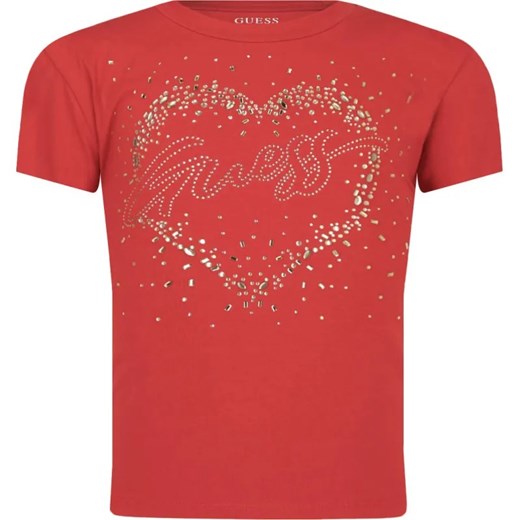 Guess T-shirt | Regular Fit ze sklepu Gomez Fashion Store w kategorii Bluzki dziewczęce - zdjęcie 184296519
