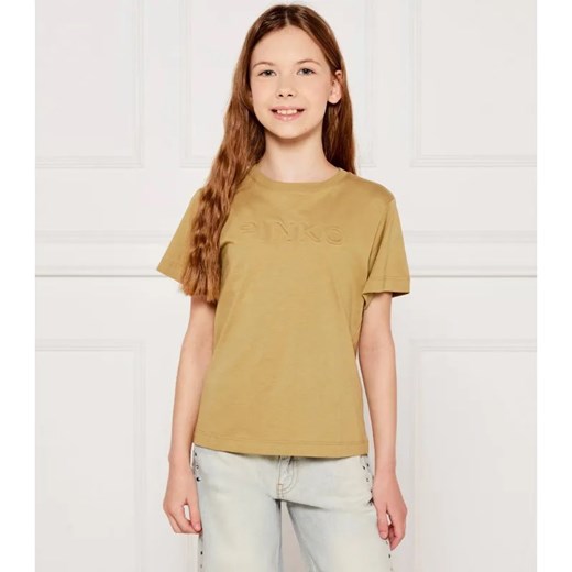 Pinko UP T-shirt | Regular Fit ze sklepu Gomez Fashion Store w kategorii Bluzki dziewczęce - zdjęcie 184296535