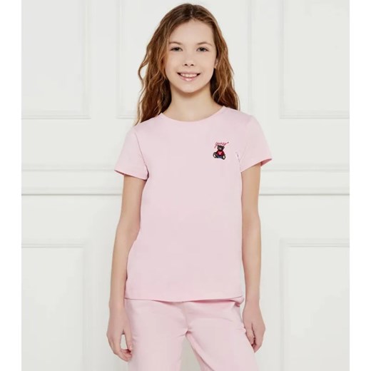Guess T-shirt | Regular Fit ze sklepu Gomez Fashion Store w kategorii Bluzki dziewczęce - zdjęcie 184296536