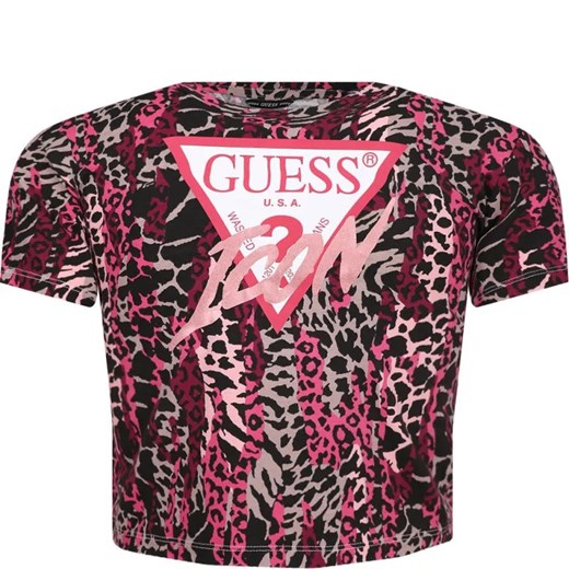 Guess T-shirt | Regular Fit ze sklepu Gomez Fashion Store w kategorii Bluzki dziewczęce - zdjęcie 184296538