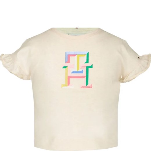 Tommy Hilfiger T-shirt | Regular Fit ze sklepu Gomez Fashion Store w kategorii Bluzki dziewczęce - zdjęcie 184296557