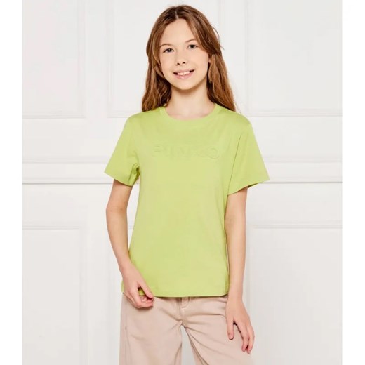 Pinko UP T-shirt | Regular Fit ze sklepu Gomez Fashion Store w kategorii Bluzki dziewczęce - zdjęcie 184296566