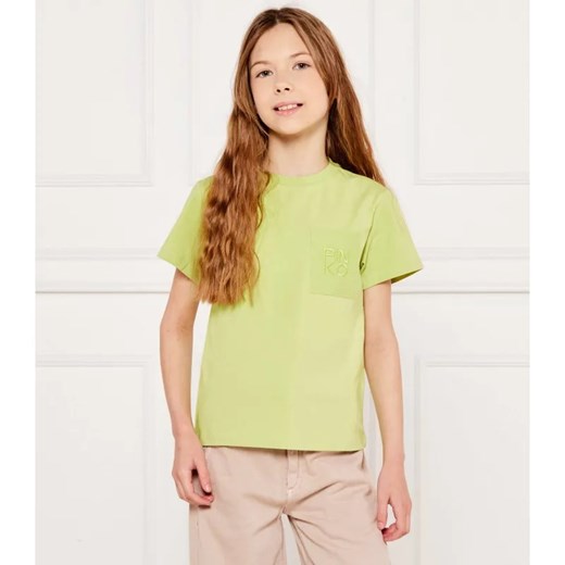 Pinko UP T-shirt | Oversize fit ze sklepu Gomez Fashion Store w kategorii Bluzki dziewczęce - zdjęcie 184296579