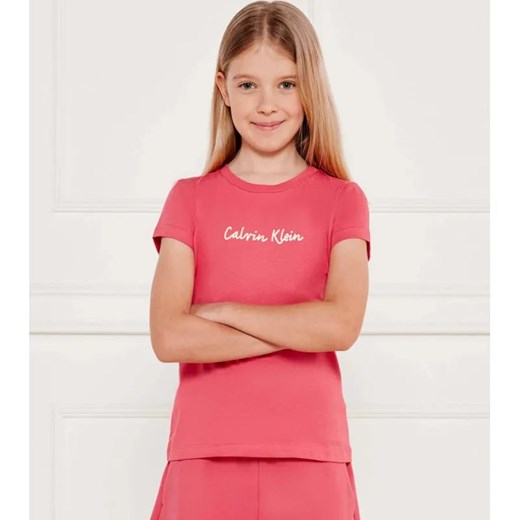 Calvin Klein Jeans T-shirt | Slim Fit ze sklepu Gomez Fashion Store w kategorii Bluzki dziewczęce - zdjęcie 184296588