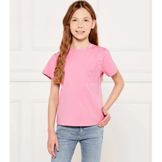 Pinko UP T-shirt | Oversize fit 128 promocyjna cena Gomez Fashion Store