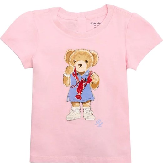 POLO RALPH LAUREN T-shirt | Regular Fit ze sklepu Gomez Fashion Store w kategorii Bluzki dziewczęce - zdjęcie 184296595