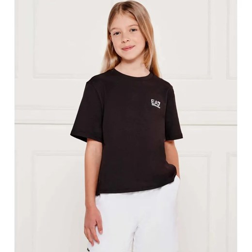 EA7 T-shirt | Regular Fit ze sklepu Gomez Fashion Store w kategorii Bluzki dziewczęce - zdjęcie 184296605