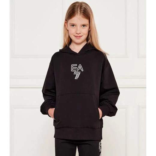 EA7 Bluza | Loose fit ze sklepu Gomez Fashion Store w kategorii Bluzy dziewczęce - zdjęcie 184296616