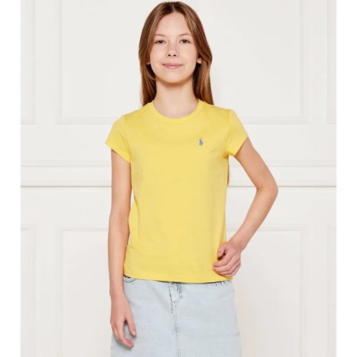 POLO RALPH LAUREN T-shirt | Regular Fit ze sklepu Gomez Fashion Store w kategorii Bluzki dziewczęce - zdjęcie 184296635