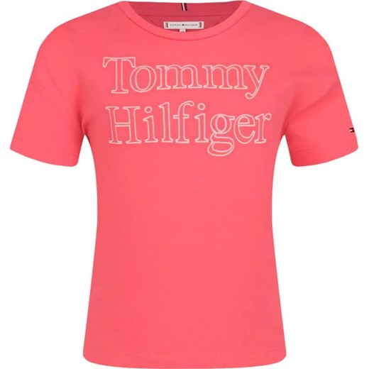 Tommy Hilfiger T-shirt | Regular Fit ze sklepu Gomez Fashion Store w kategorii Bluzki dziewczęce - zdjęcie 184296645