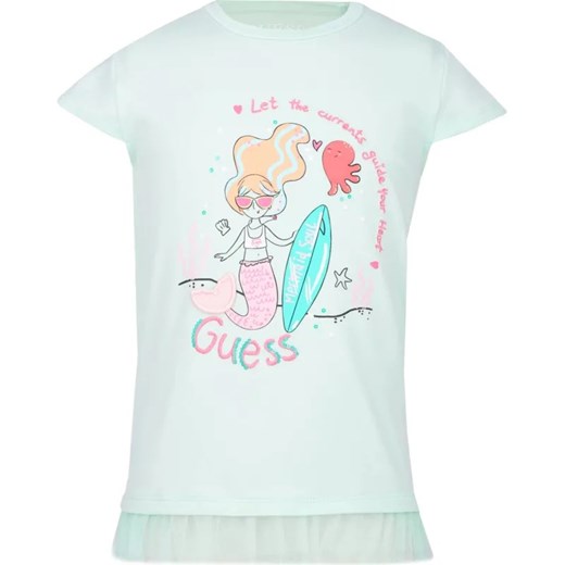 Guess T-shirt | Regular Fit ze sklepu Gomez Fashion Store w kategorii Bluzki dziewczęce - zdjęcie 184296648