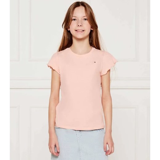 Tommy Hilfiger T-shirt | Regular Fit ze sklepu Gomez Fashion Store w kategorii Bluzki dziewczęce - zdjęcie 184296667