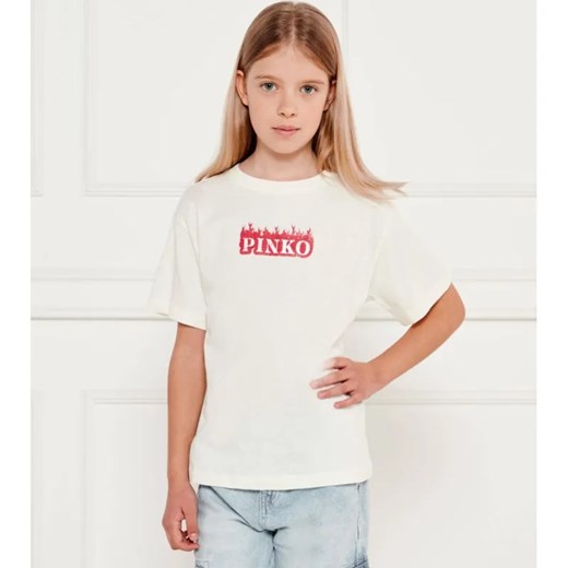 Pinko UP T-shirt | Oversize fit ze sklepu Gomez Fashion Store w kategorii Bluzki dziewczęce - zdjęcie 184296717
