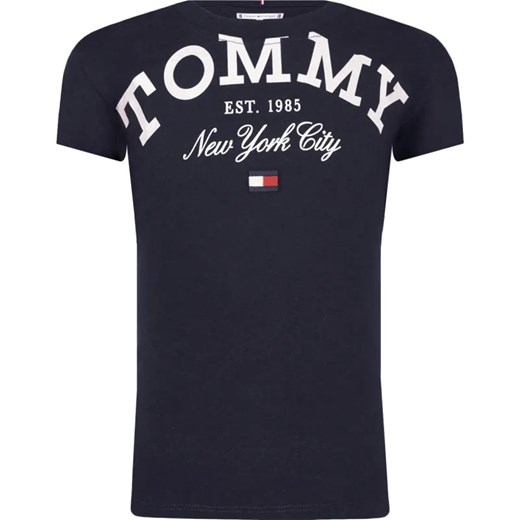 Tommy Hilfiger T-shirt | Regular Fit ze sklepu Gomez Fashion Store w kategorii Bluzki dziewczęce - zdjęcie 184296756