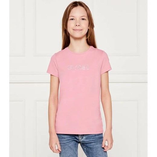 Guess T-shirt | Regular Fit ze sklepu Gomez Fashion Store w kategorii Bluzki dziewczęce - zdjęcie 184296765