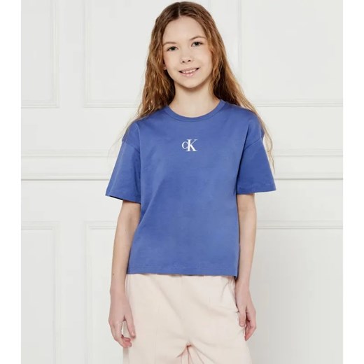 Calvin Klein Jeans T-shirt | Relaxed fit ze sklepu Gomez Fashion Store w kategorii Bluzki dziewczęce - zdjęcie 184296775