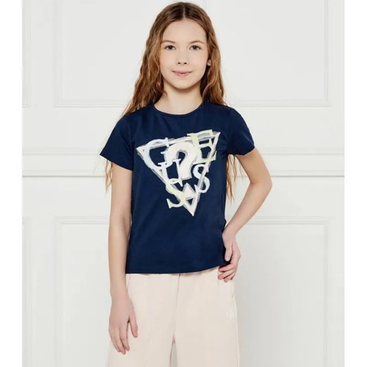 Guess T-shirt | Regular Fit ze sklepu Gomez Fashion Store w kategorii Bluzki dziewczęce - zdjęcie 184296789
